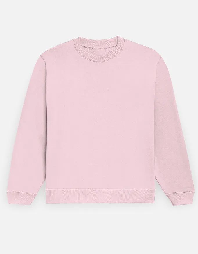 LIGHT BABY PINK UNISEX SWEATSHIRT (XS)