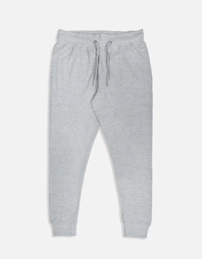 GREY MELANGE UNISEX JOGGERS (S)